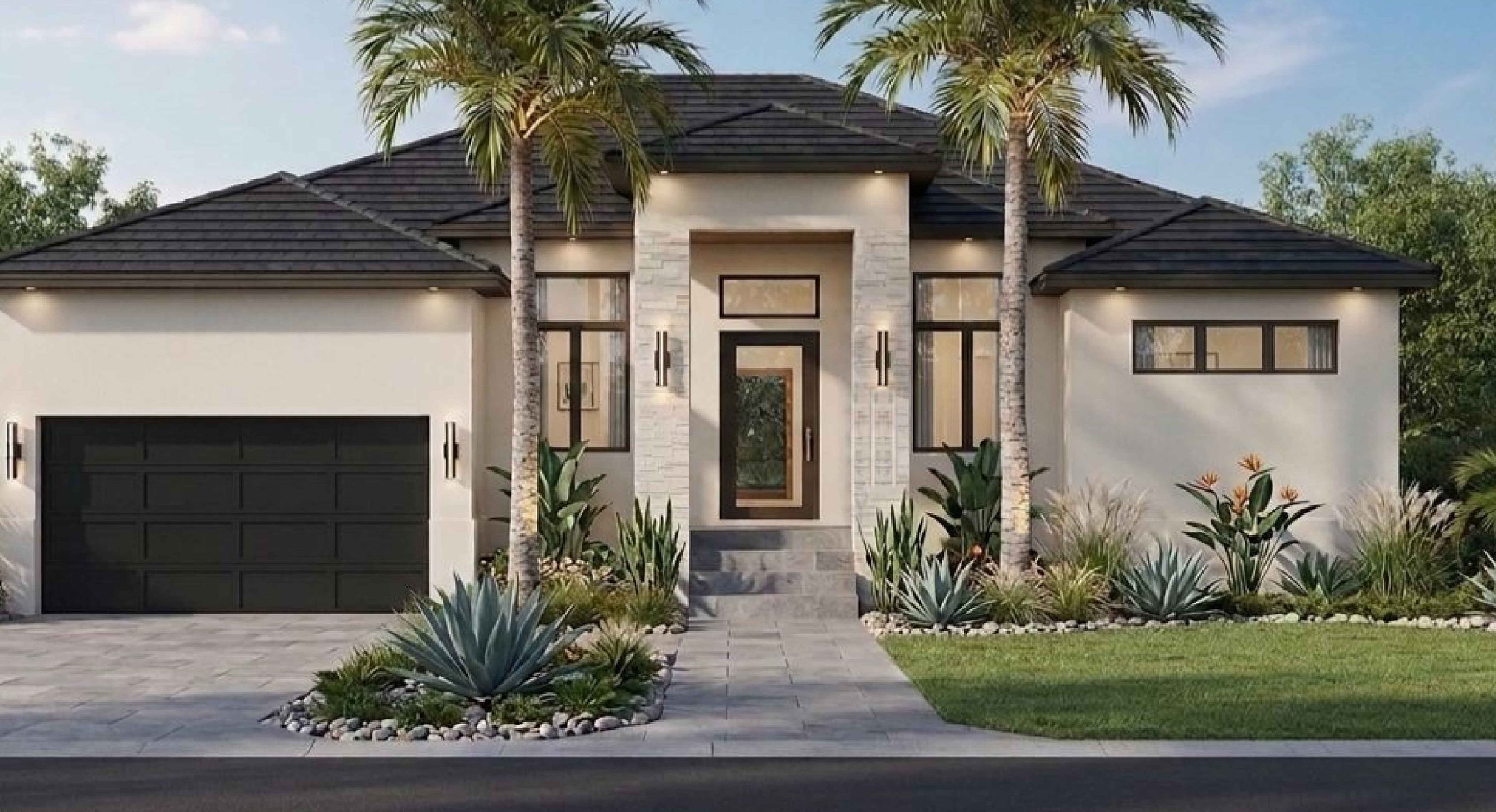 Rendering of Residence 375 on Bald Eagle Drive, Marco Island