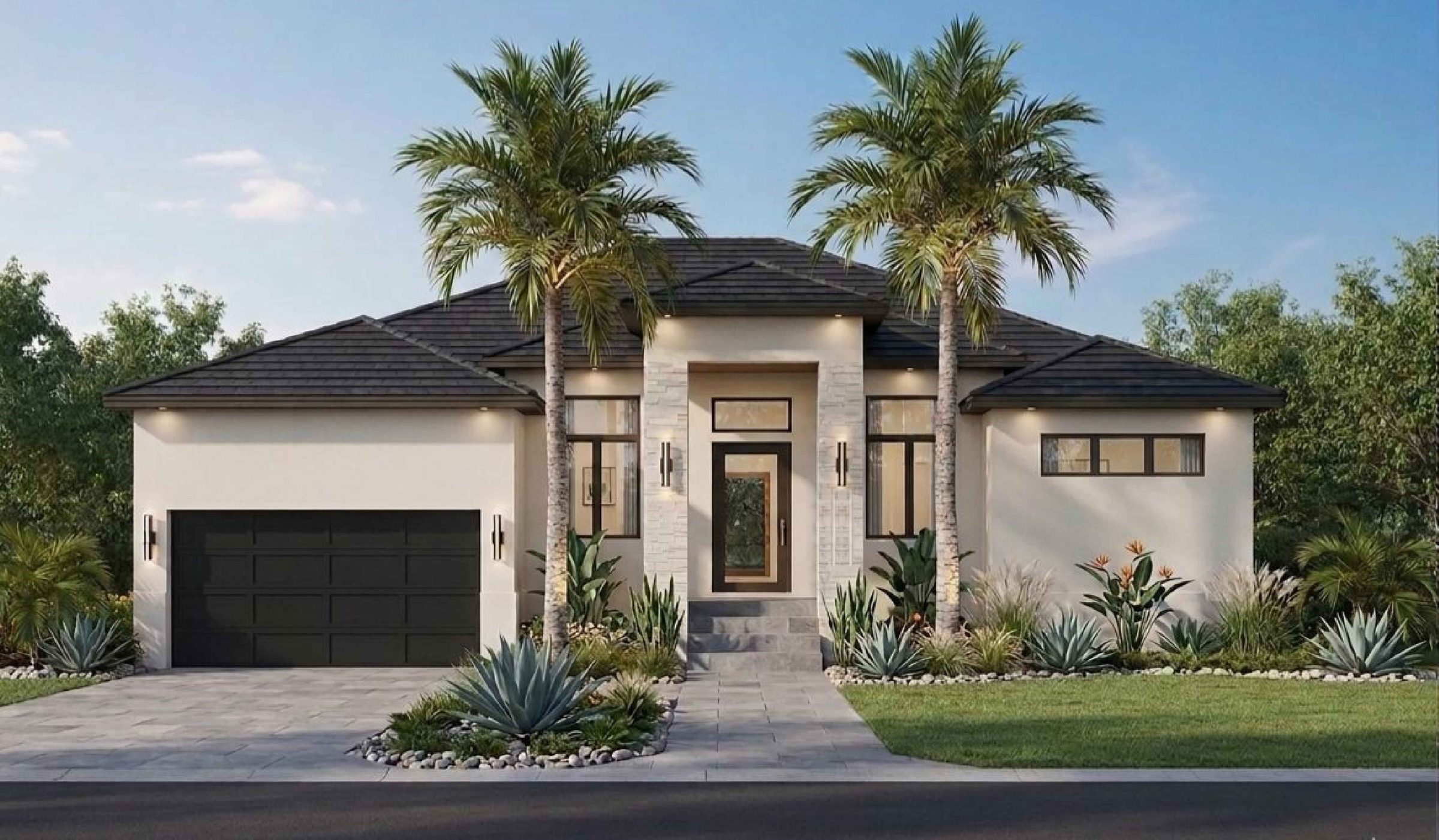 Coastal contemporary residence by Oxon Development on Marco Island, Florida